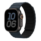 Magnetisches Ersatzarmband für Apple Watch in Blau-Schwarz