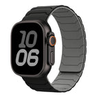 Magnetisches Ersatzarmband für Apple Watch in Schwarz-Grau