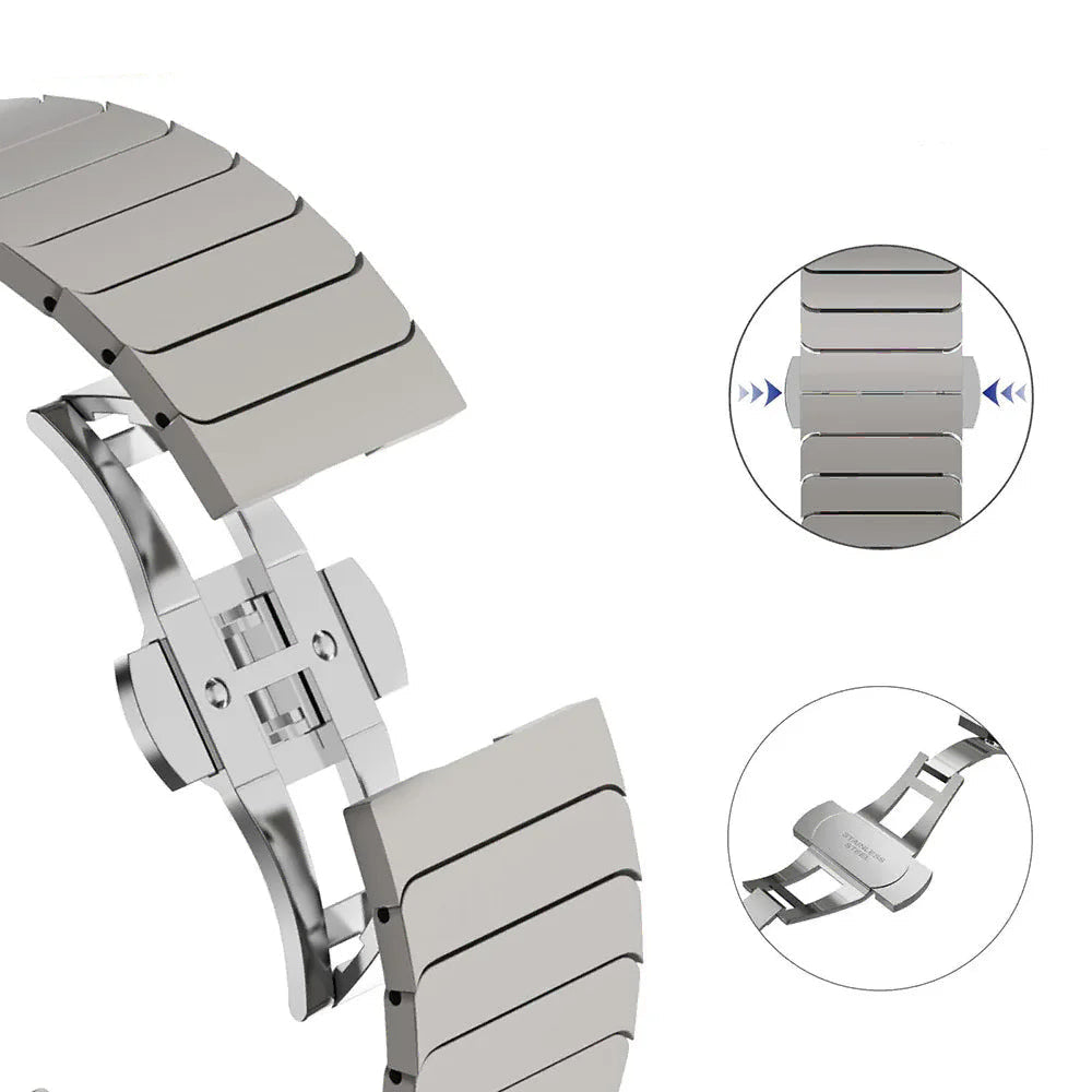 Edelstahl-Ersatzarmband für die Apple Watch 