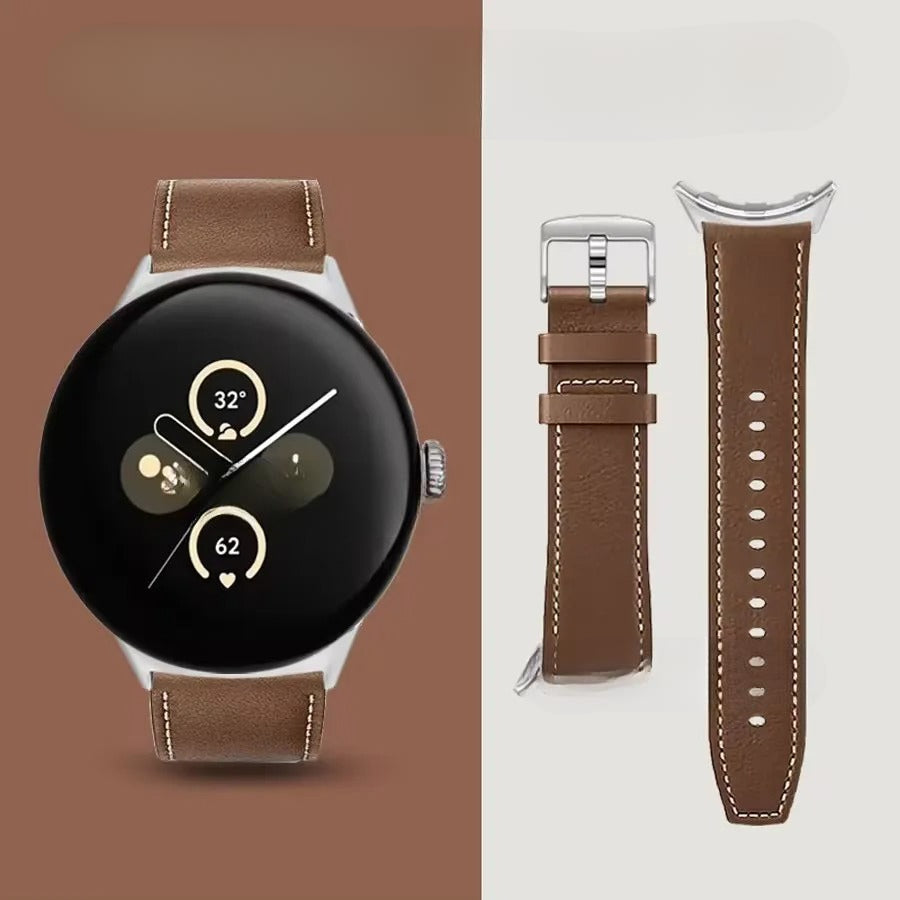 Ersatz-Lederarmband für Google Pixel Watch 1, 2, 3, 4, 41mm, 45mm