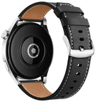 Ersatz-Lederarmband in Schwarz für Google Pixel Watch 1, 2, 3, 4, 41mm, 45mm