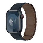 Magnetisches Ersatzarmband für Apple Watch grün braun