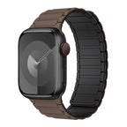 Magnetisches Ersatzarmband für Apple Watch braun schwarz