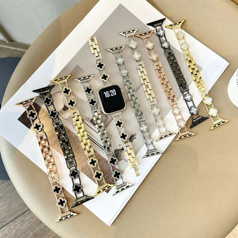 Ersatzarmband für Apple Watch - Kleeblatt-Design