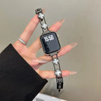 Ersatzarmband für Apple Watch - Kleeblatt-Design Schwarz