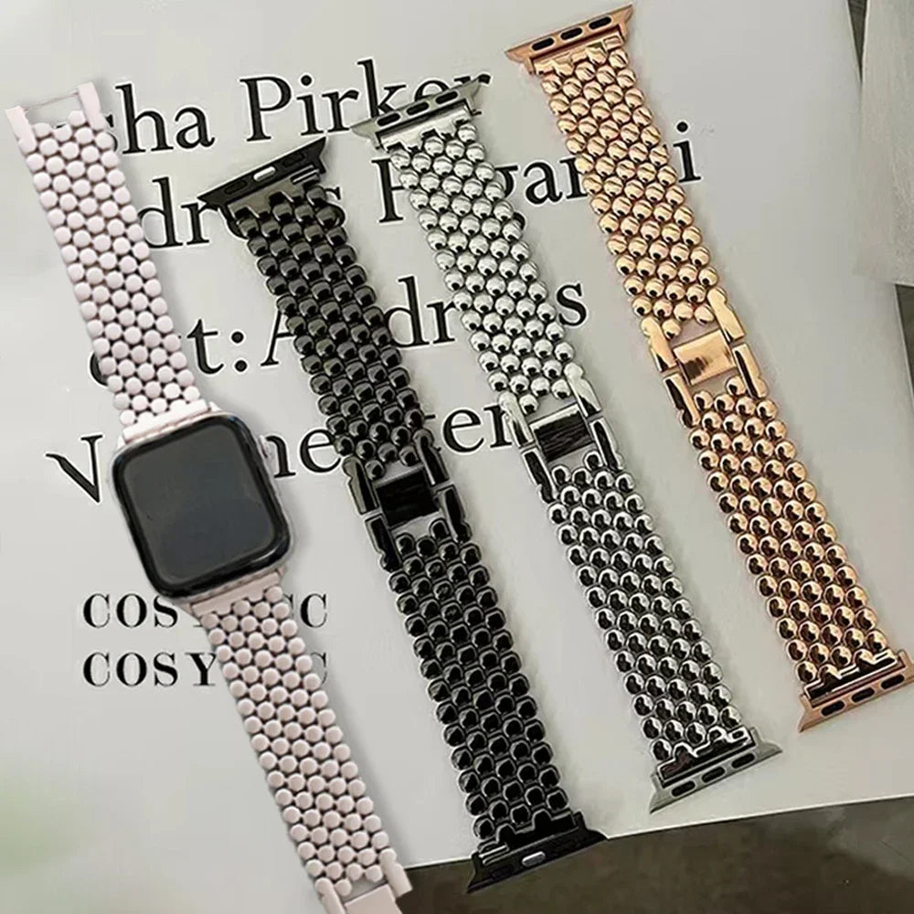 Ersatzarmband für Apple Watch aus Edelstahl - für Damen 