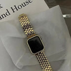 Ersatzarmband für Apple Watch aus Edelstahl - für Damen Gold