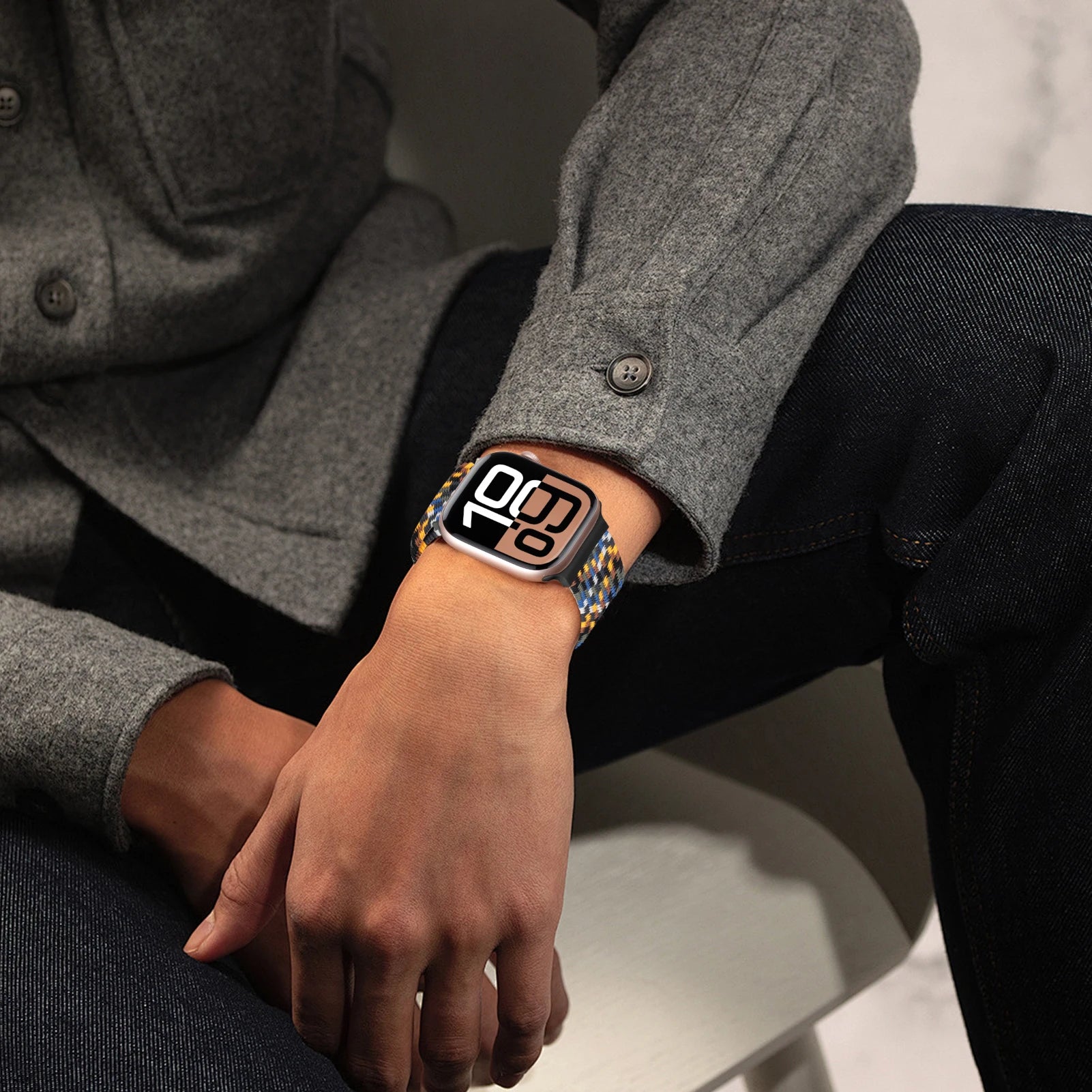 Ersatzarmband für Apple Watch aus Fallschirmseil 