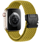 Ersatzarmband für Apple Watch aus gelbem Fallschirmseil