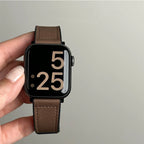 Ersatzarmband für die Apple Watch aus braunem Leder