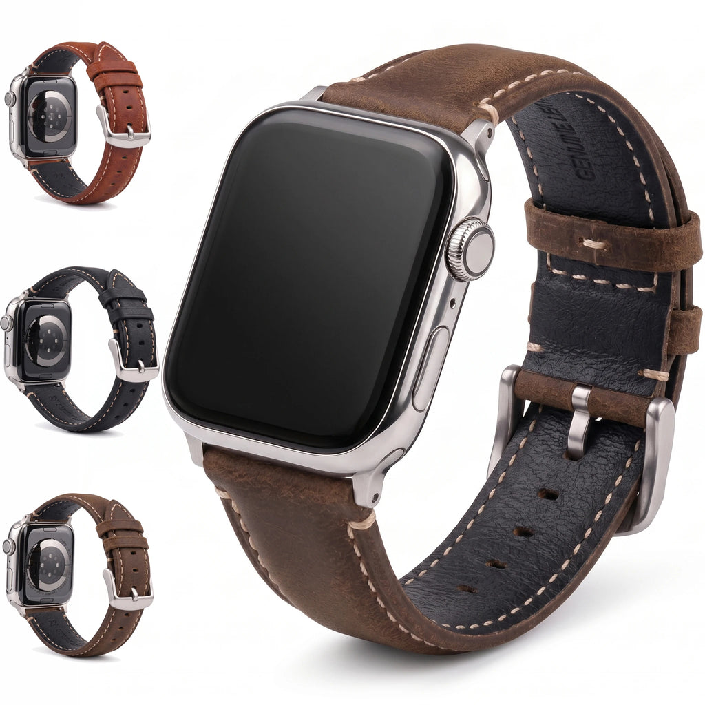Ersatzarmband für die Apple Watch aus klassischem Leder 