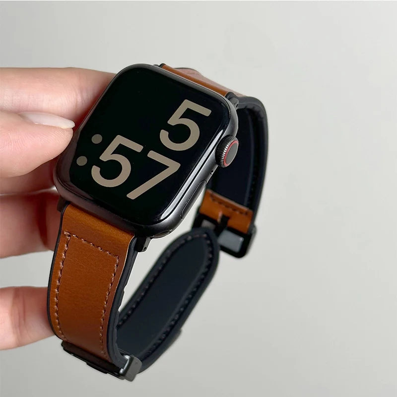Ersatzarmband für die Apple Watch aus Leder 