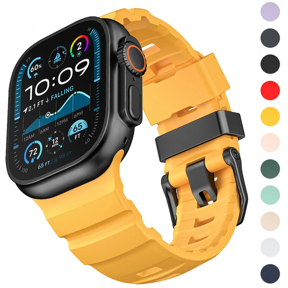 Ersatzarmband für Apple Watch aus dickem Silikon