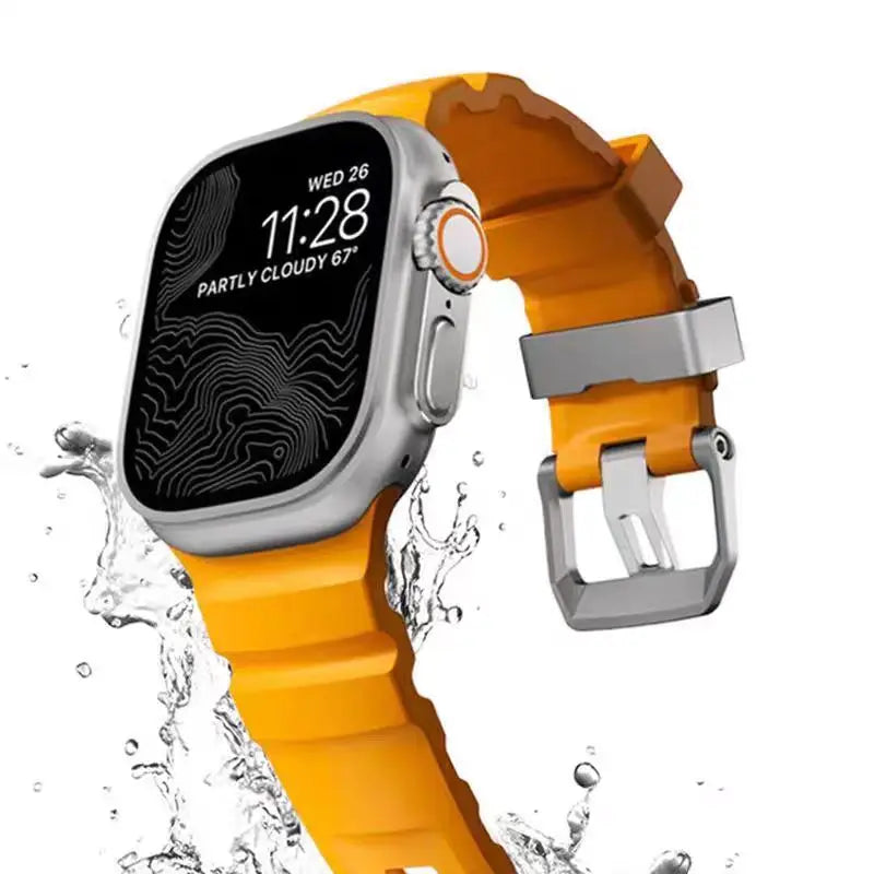 Ersatzarmband für Apple Watch aus dickem Silikon