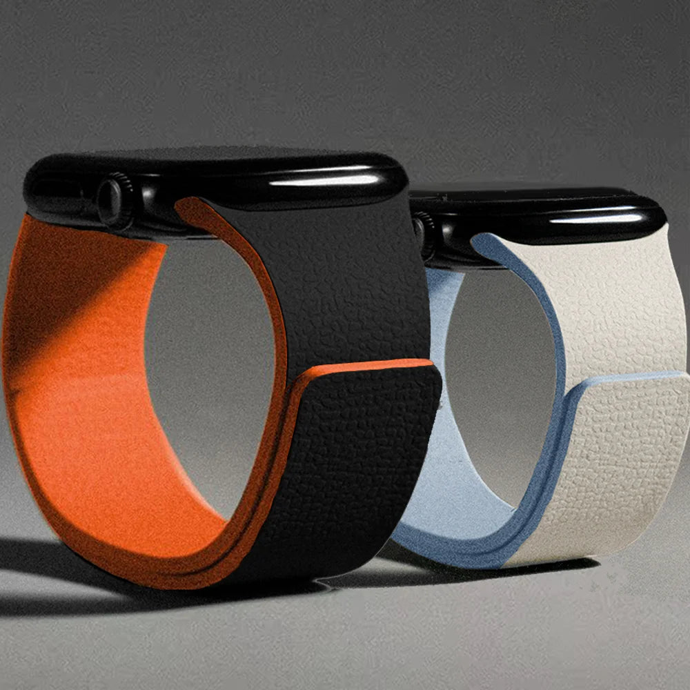 Magnetisches Ersatzarmband aus Silikon für die Apple Watch 
