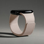 Magnetisches Ersatzarmband aus Silikon für die Apple Watch in Beige