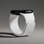 Magnetisches Ersatzarmband aus Silikon für die Apple Watch in Weiß