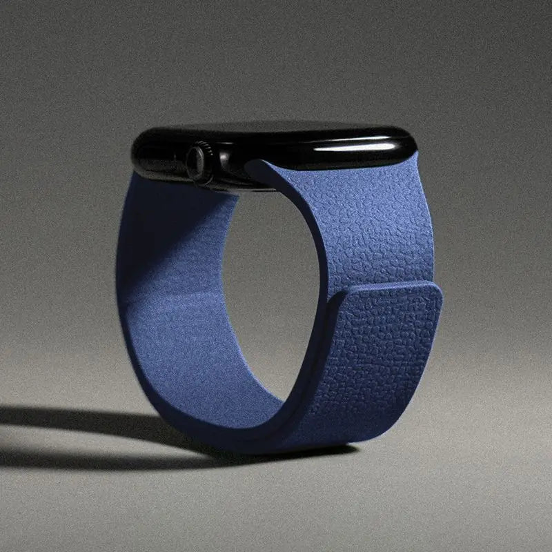 Magnetisches Ersatzarmband aus Silikon für die Apple Watch in Blau
