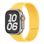 Magnetisches Ersatzarmband aus Silikon für die Apple Watch in Gelb