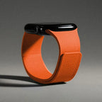 Magnetisches Ersatzarmband aus Silikon für die Apple Watch in Orange