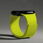 Magnetisches Ersatzarmband aus Silikon für die Apple Watch in Neon-Gelb