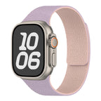 Magnetisches Ersatzarmband aus Silikon für die Apple Watch in Violett-Rosa