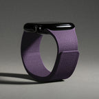 Magnetisches Ersatzarmband aus Silikon für die Apple Watch in Violett