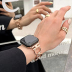 Ersatzarmband für Apple Watch für Damen in Roségold