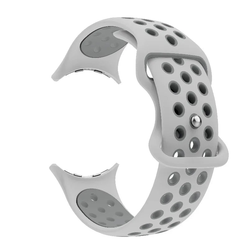 Ersatzarmband für Google Pixel Watch 1, 2, 3, 4 41mm 45mm weiß und grau