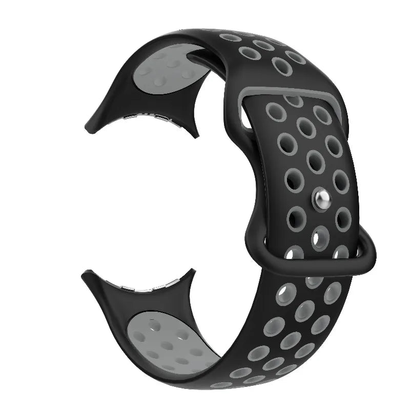 Ersatzarmband für Google Pixel Watch 1, 2, 3, 4 41mm 45mm schwarz und grau