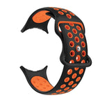 Ersatzarmband für Google Pixel Watch 1, 2, 3, 4 41mm 45mm schwarz und orange