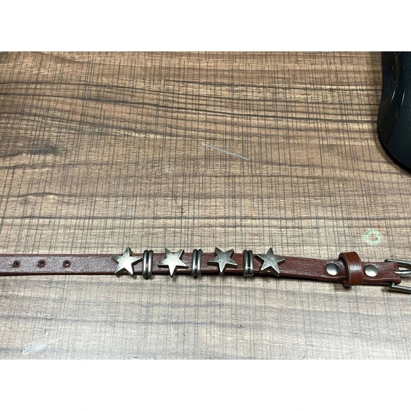 Vintage-Stil Armband mit braunen Sternen