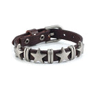 Vintage-Stil Armband mit braunen Sternen