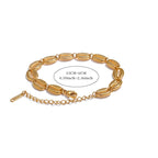 Vergoldetes Kauri-Muschel-Armband