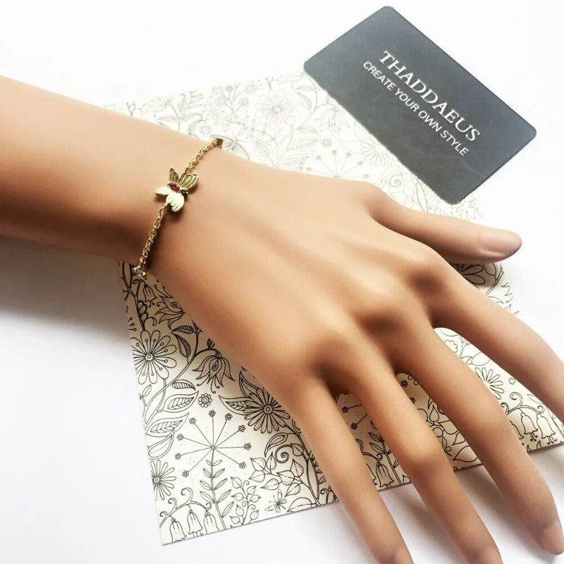 Schmetterlingsglanz-Armband - Exception® 
