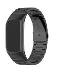 Edelstahlarmband für Fitbit Charge 5, Charge 6 Uhr in Schwarz