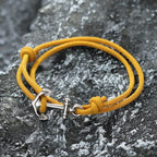 Armband aus Kordel mit Anker 