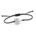 Strass Palmier Kordelarmband 