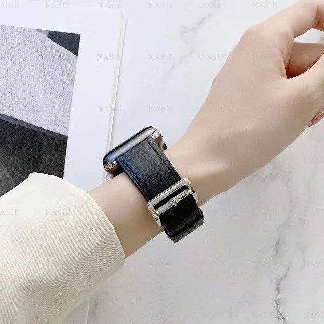 Lederarmband für Fitbit Versa 3 Versa 4 Sense 2 Uhr 