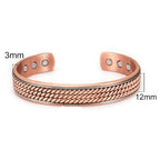 Gedrehtes Kupferarmband 