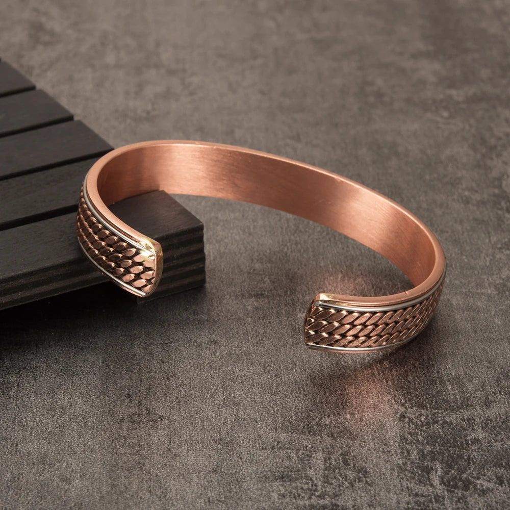 Gedrehtes Kupferarmband 