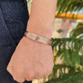 Gedrehtes Kupferarmband 