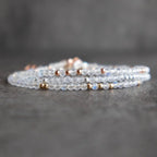 Armband aus feinen Mondsteinsteinen