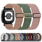 Elastisches Nylonarmband für Fitbit Versa 3 Versa 4 Sense 2