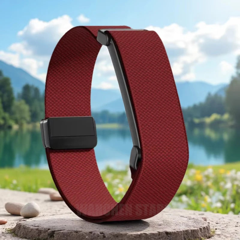 Nylonarmband für die Google Fitbit Air Uhr in Rot