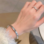 Poliertes Katzenauge-Steinarmband 