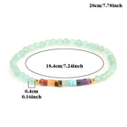 Armband aus natürlichen Steinen 7 Chakren