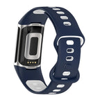 Silikonarmband für Fitbit Charge 5, Charge 6 Uhr in Blau