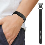 Silikonarmband für die Google Fitbit Air Uhr in Schwarz
