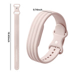 Silikonarmband für die Google Fitbit Air Uhr in Rosa